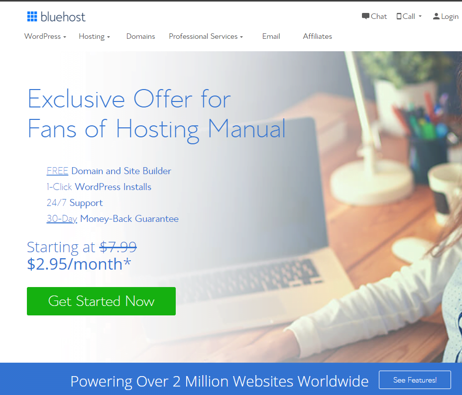 Bluehost WP Review