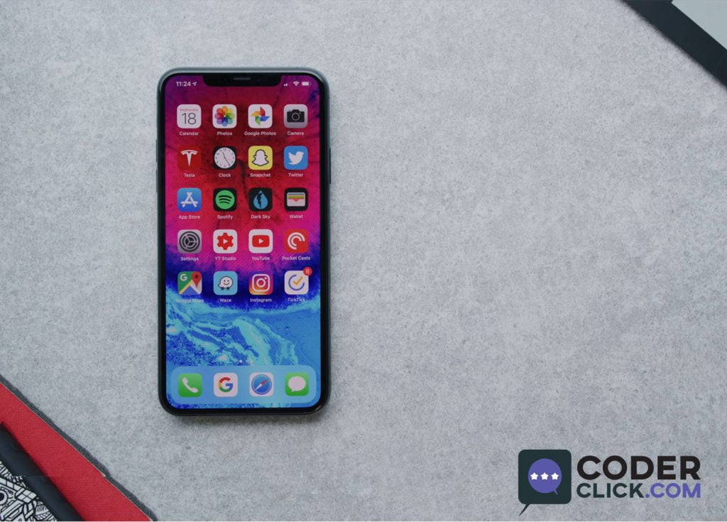 iPhone 11 Pro features a bright display 