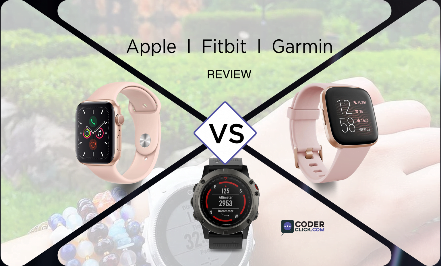 Garmin Vs Fitbit Vs Apple Watch Detail Review