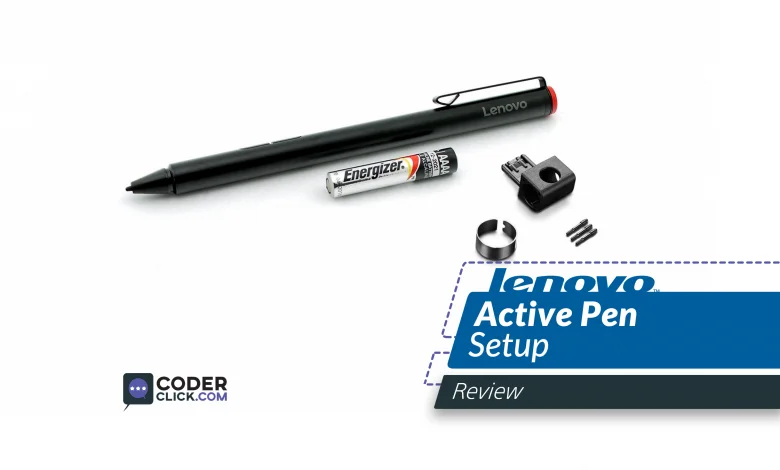 lenovo active pen setup for 1 and 2